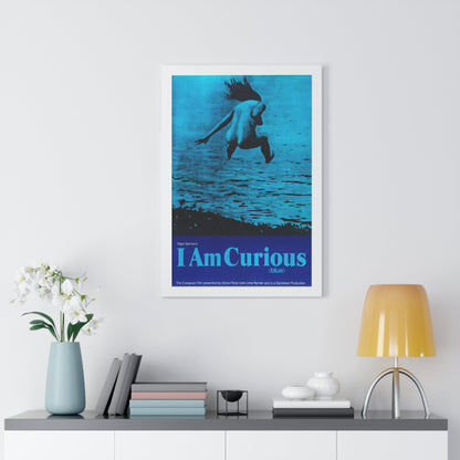 I AM CURIOUS (BLUE) 1968 - Framed Movie Poster-The Sticker Space