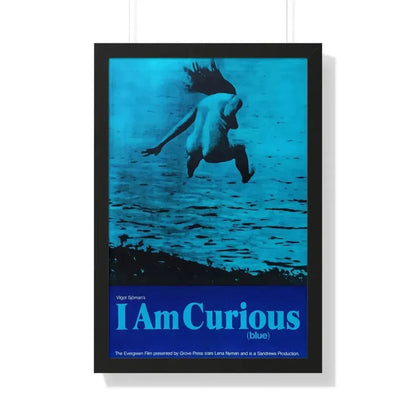 I AM CURIOUS (BLUE) 1968 - Framed Movie Poster - The Sticker Space