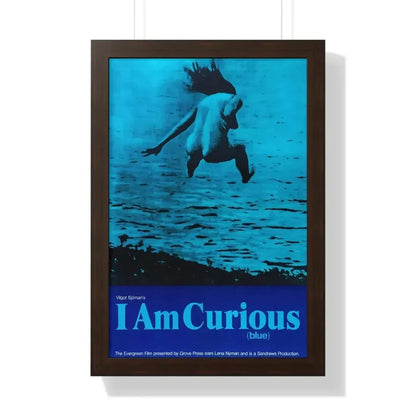 I AM CURIOUS (BLUE) 1968 - Framed Movie Poster - The Sticker Space