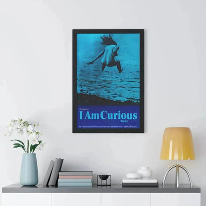 I AM CURIOUS (BLUE) 1968 - Framed Movie Poster - The Sticker Space