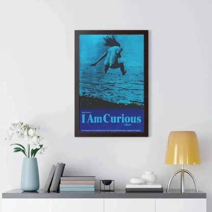 I AM CURIOUS (BLUE) 1968 - Framed Movie Poster - The Sticker Space