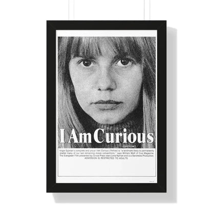 I AM CURIOUS (YELLOW) 1967 - Framed Movie Poster - The Sticker Space
