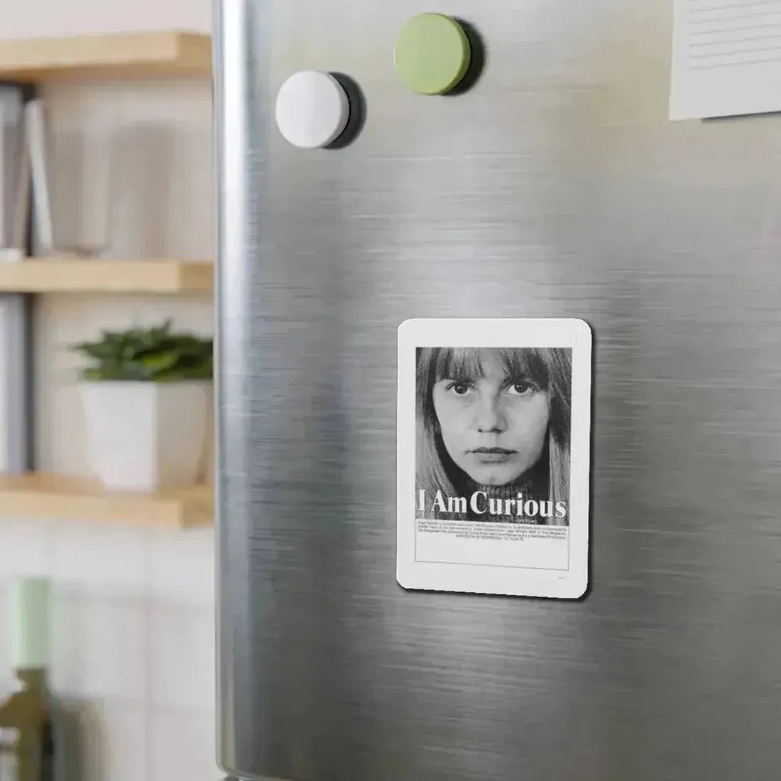 I AM CURIOUS (YELLOW) 1967 Movie Poster - Refrigerator Magnet - The Sticker Space