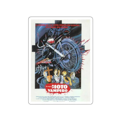 I BOUGHT A VAMPIRE MOTORCYCLE 1990 Movie Poster STICKER Vinyl Die-Cut Decal 2 Inch - The Sticker Space