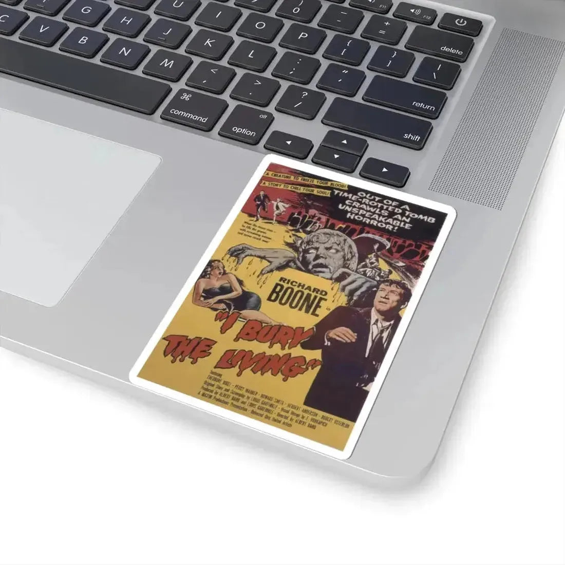 I BURY THE LIVING 1958 Movie Poster - STICKER Vinyl Kiss-Cut Decal - The Sticker Space