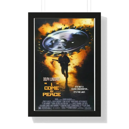 I COME IN PEACE (DARK ANGEL) 1990 - Framed Movie Poster 16″ x 24″ Black - The Sticker Space
