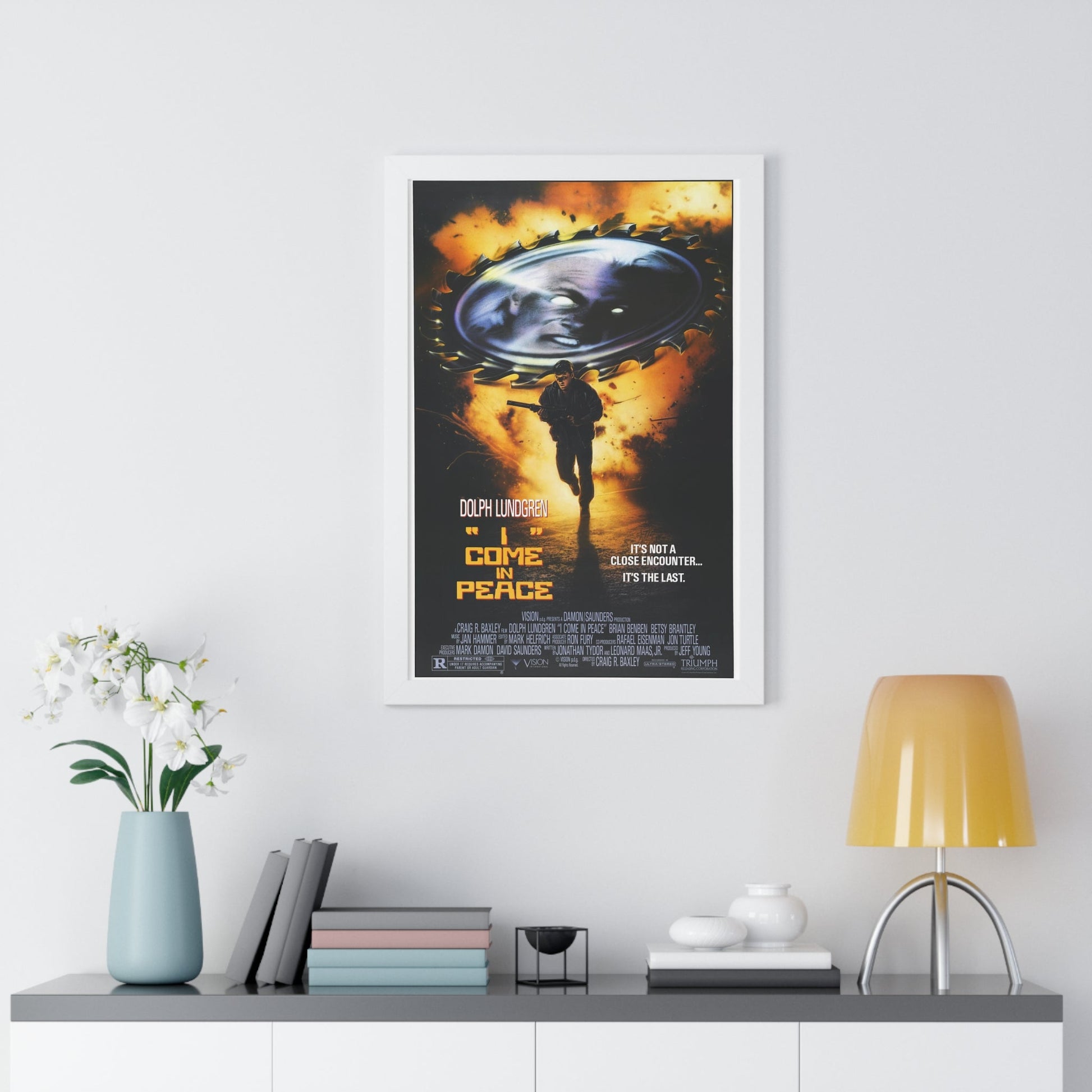 I COME IN PEACE (DARK ANGEL) 1990 - Framed Movie Poster-The Sticker Space