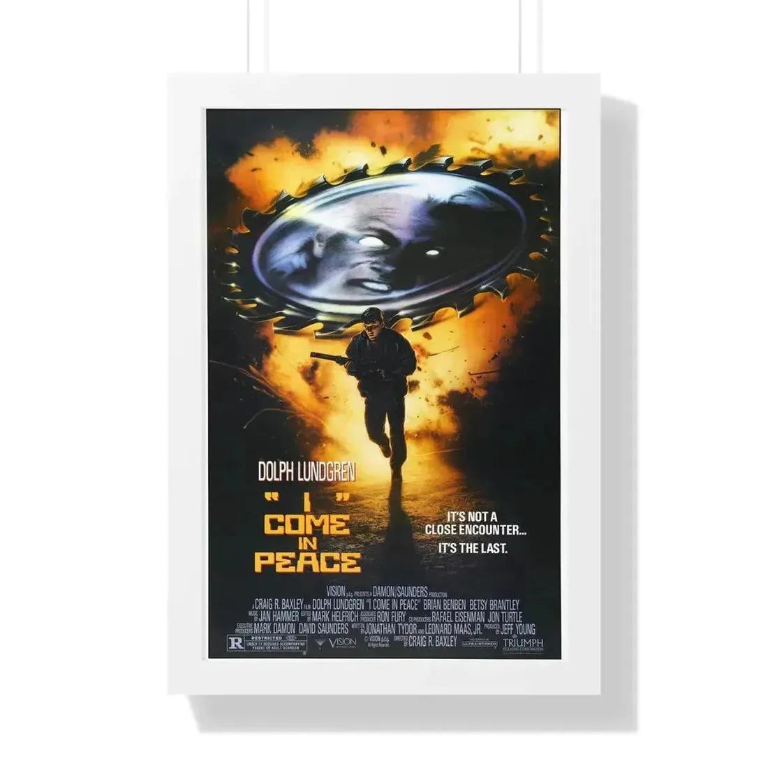 I COME IN PEACE (DARK ANGEL) 1990 - Framed Movie Poster - The Sticker Space