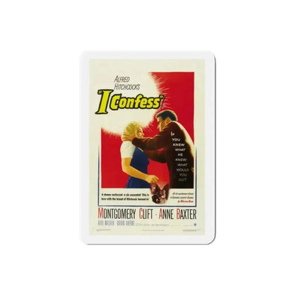 I Confess 1953 Movie Poster Refrigerator Magnet 2 Inch - The Sticker Space