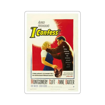 I Confess 1953 Movie Poster STICKER Vinyl Die-Cut Decal 5 Inch - The Sticker Space