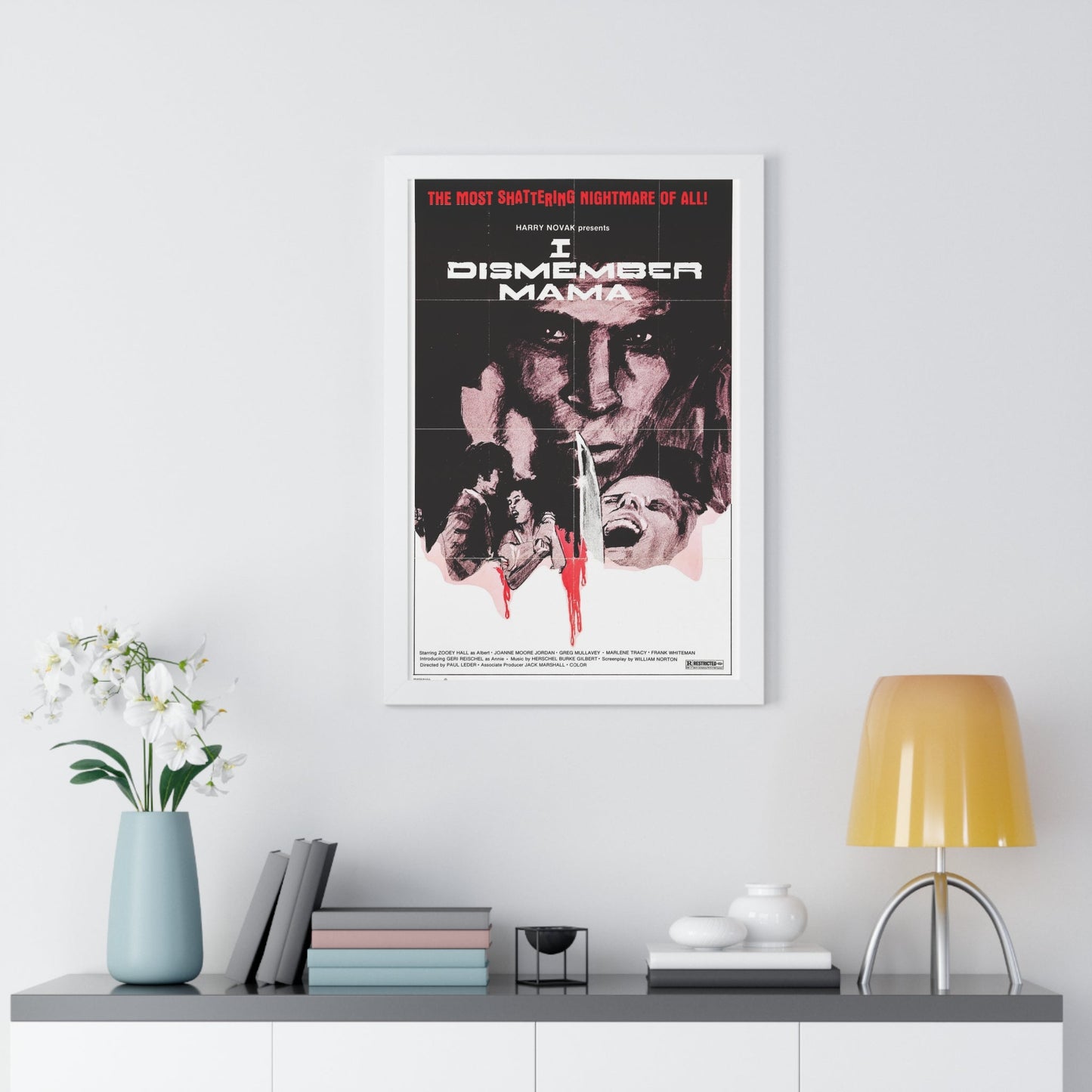 I DISMEMBER MAMA 1972 - Framed Movie Poster-The Sticker Space