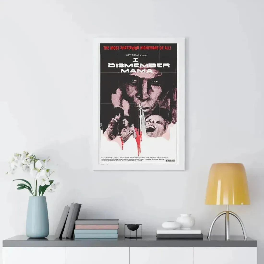 I DISMEMBER MAMA 1972 - Framed Movie Poster - The Sticker Space