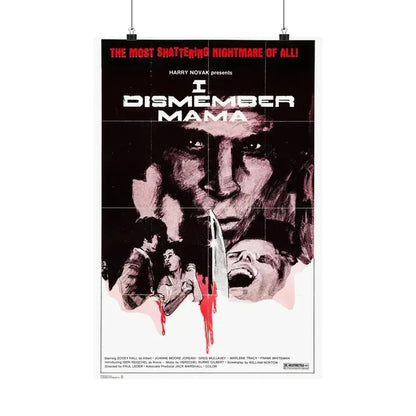 I DISMEMBER MAMA 1972 - Paper Movie Poster 16″ x 24″ Matte - The Sticker Space