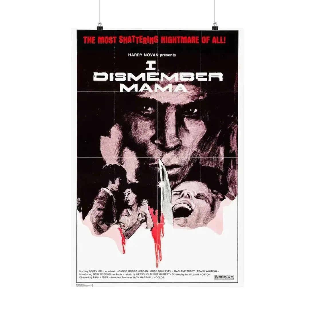 I DISMEMBER MAMA 1972 - Paper Movie Poster 20″ x 30″ Matte - The Sticker Space