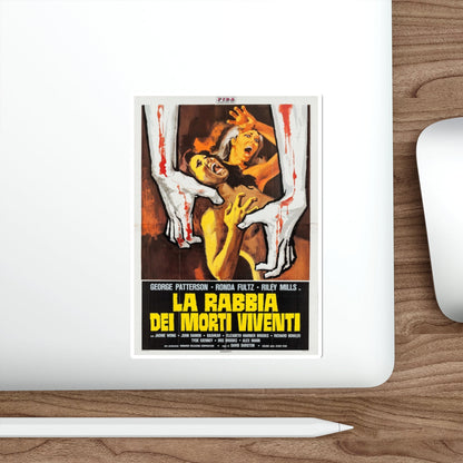 I DRINK YOUR BLOOD (ITALIAN) 2 1971 Movie Poster STICKER Vinyl Die-Cut Decal-The Sticker Space