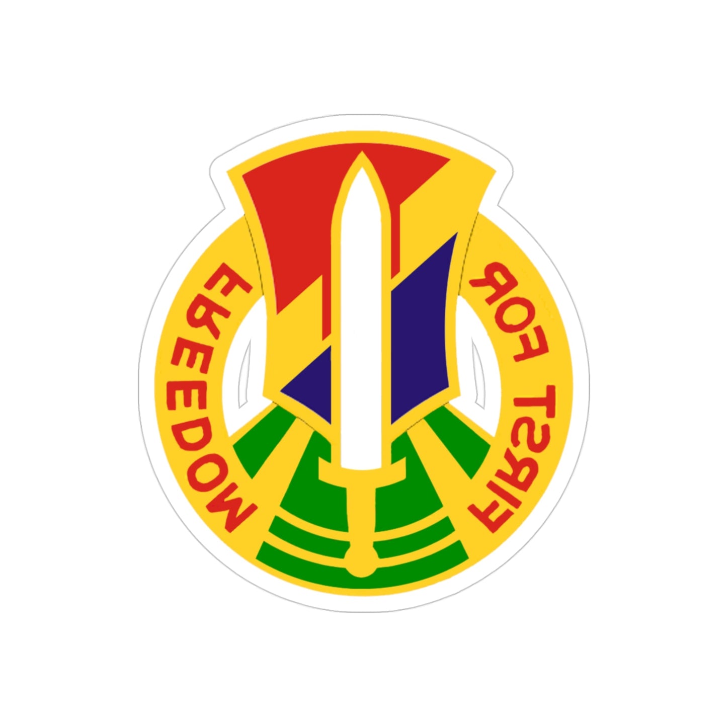 I Field Force Vietnam 2 (U.S. Army) REVERSE PRINT Transparent STICKER-3 Inch-The Sticker Space