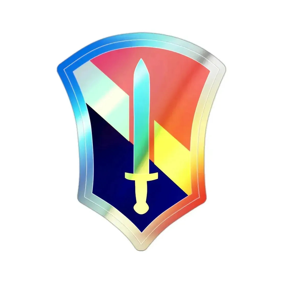I Field Force Vietnam (U.S. Army) Holographic STICKER Die-Cut Vinyl Decal 2 Inch Holographic - The Sticker Space