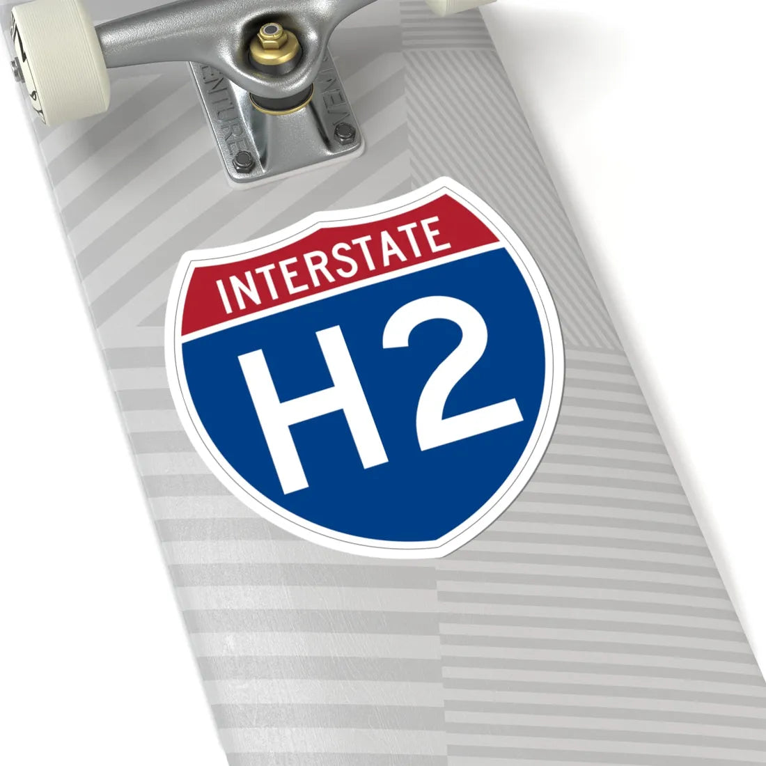 I-H2 (Hawaii) (Road Sign) STICKER Vinyl Kiss-Cut Decal - The Sticker Space