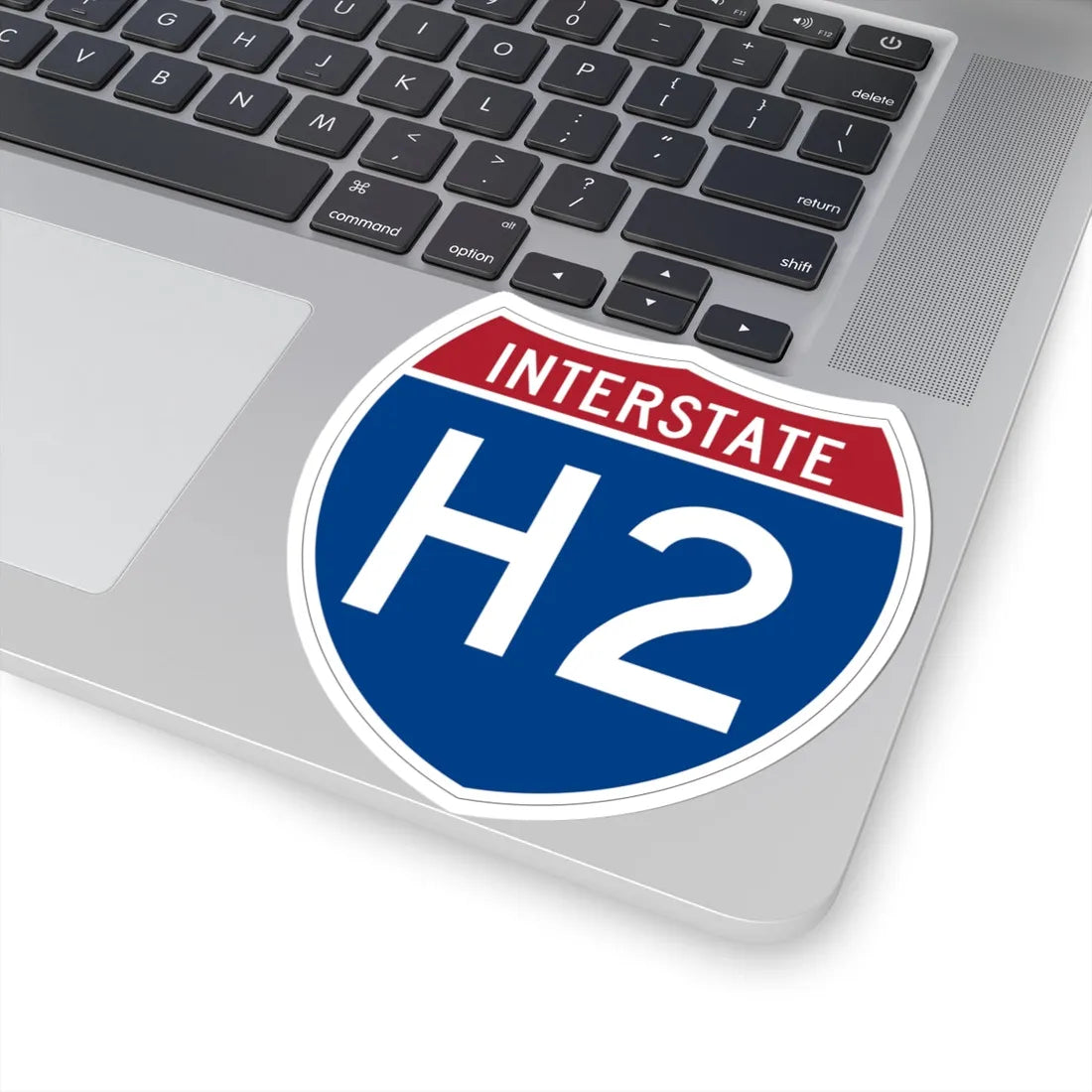 I-H2 (Hawaii) (Road Sign) STICKER Vinyl Kiss-Cut Decal - The Sticker Space