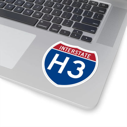 I-H3 (Hawaii) (Road Sign) STICKER Vinyl Kiss-Cut Decal - The Sticker Space