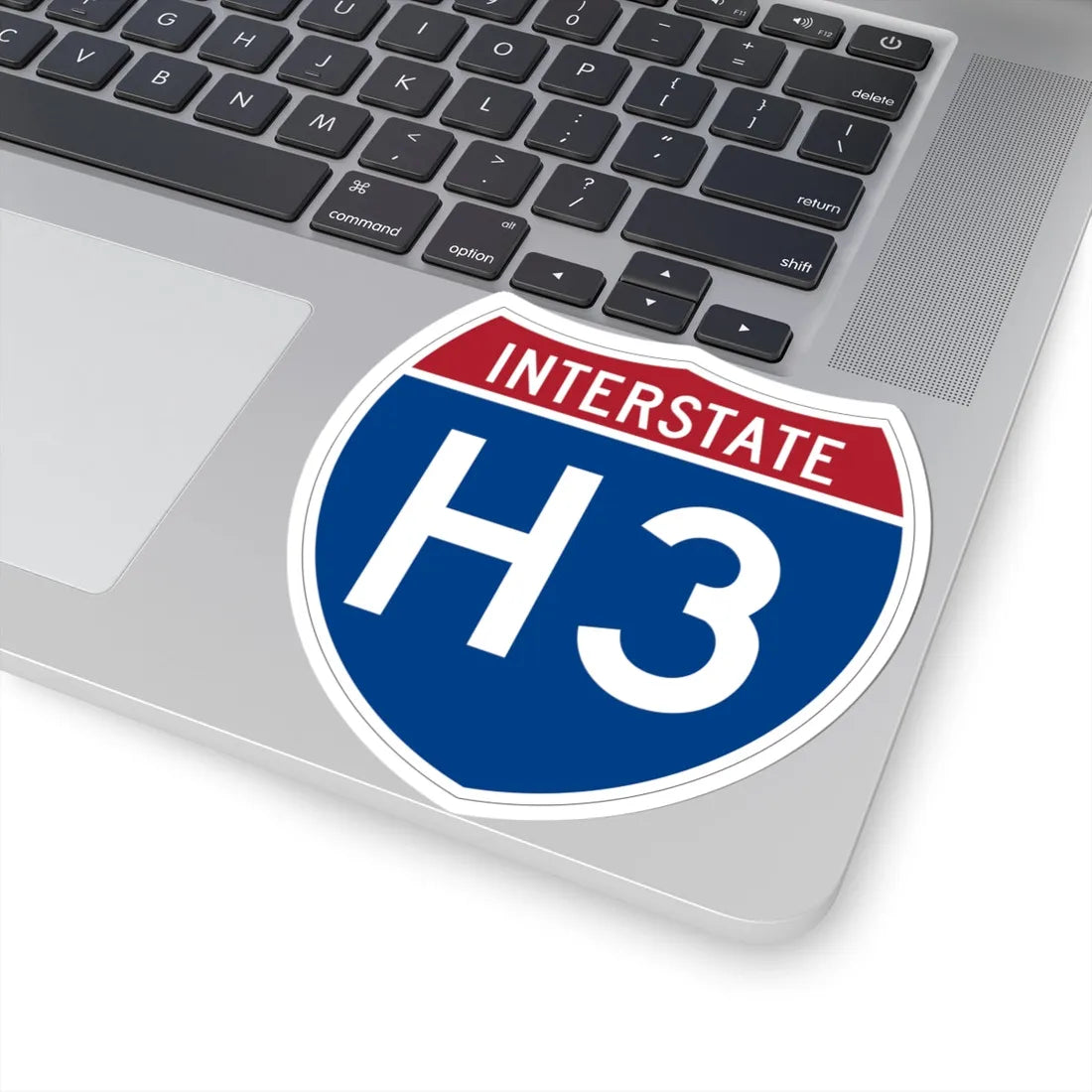 I-H3 (Hawaii) (Road Sign) STICKER Vinyl Kiss-Cut Decal - The Sticker Space