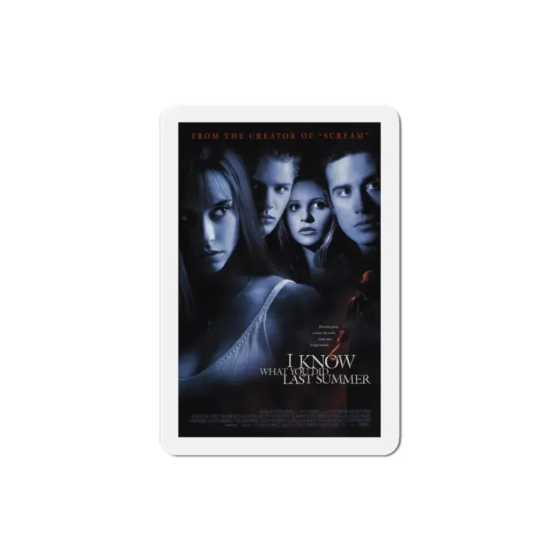 I Know What You Did Last Summer 1997 Movie Poster Refrigerator Magnet 3 Inch - The Sticker Space