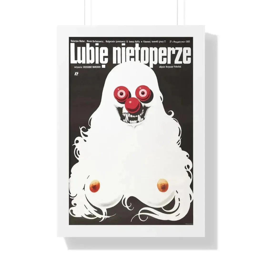 I LIKE BATS 1986 - Framed Movie Poster 16″ x 24″ White - The Sticker Space