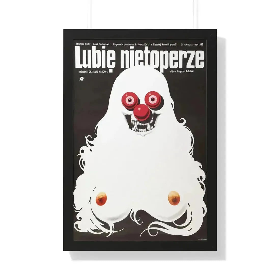 I LIKE BATS 1986 - Framed Movie Poster 20" x 30" Black - The Sticker Space