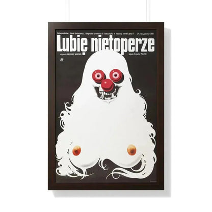 I LIKE BATS 1986 - Framed Movie Poster 20" x 30" Walnut - The Sticker Space