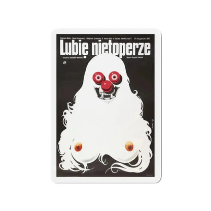 I LIKE BATS 1986 Movie Poster - Refrigerator Magnet 2 Inch Die-Cut - The Sticker Space