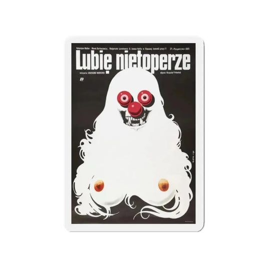 I LIKE BATS 1986 Movie Poster - Refrigerator Magnet 2 Inch Die-Cut - The Sticker Space