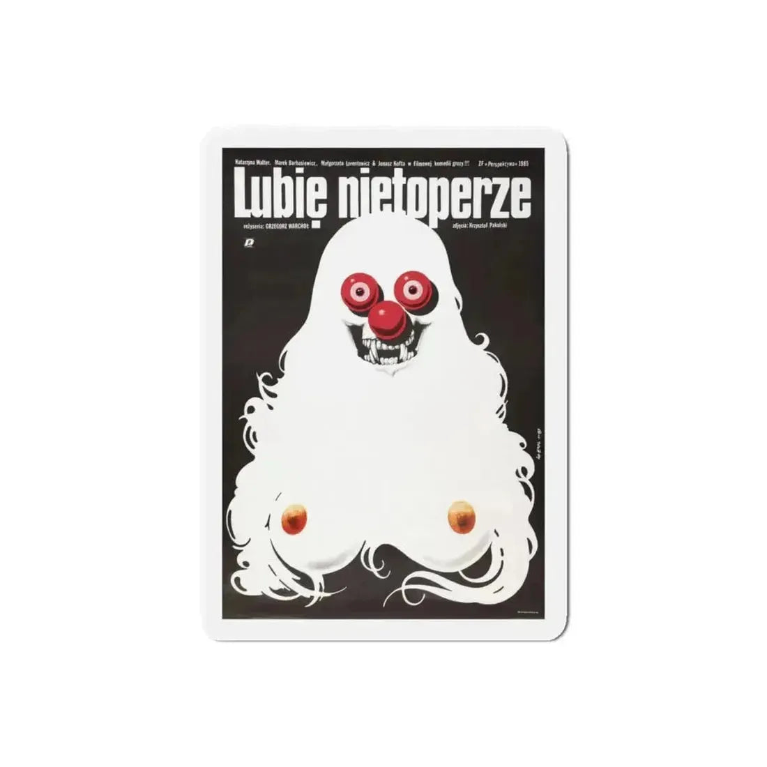 I LIKE BATS 1986 Movie Poster - Refrigerator Magnet - The Sticker Space