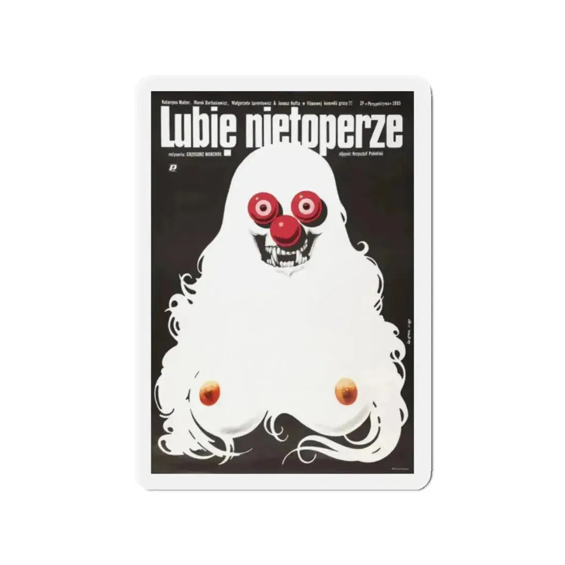 I LIKE BATS 1986 Movie Poster - Refrigerator Magnet - The Sticker Space