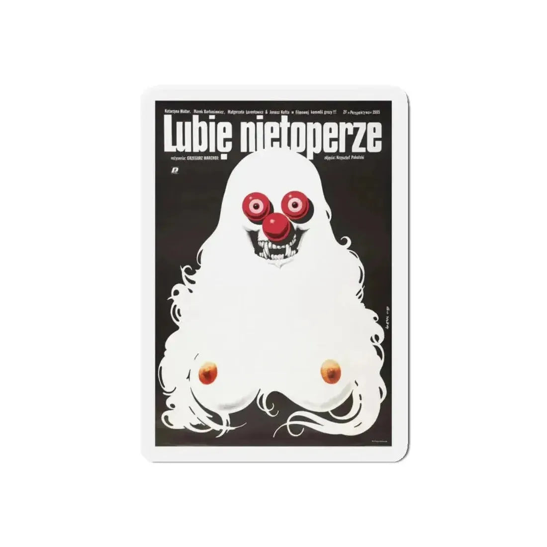 I LIKE BATS 1986 Movie Poster - Refrigerator Magnet - The Sticker Space