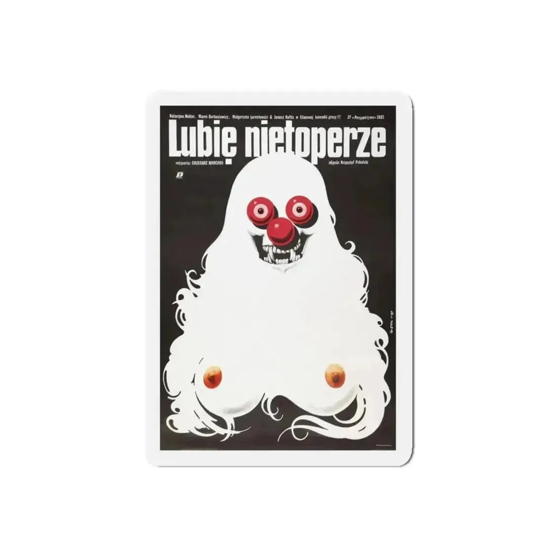 I LIKE BATS 1986 Movie Poster - Refrigerator Magnet - The Sticker Space