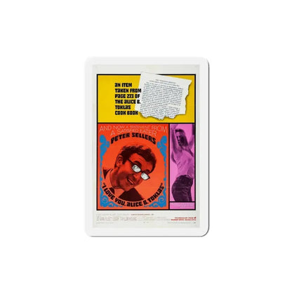 I Love You Alice B Toklas 1968 Movie Poster Refrigerator Magnet 3 Inch - The Sticker Space
