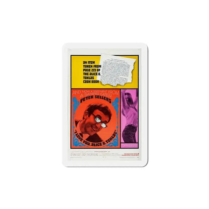 I Love You Alice B Toklas 1968 Movie Poster Refrigerator Magnet 5 Inch - The Sticker Space