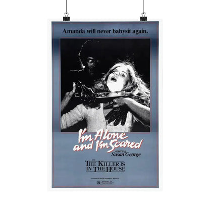 I'M ALONE AND I'M SCARED (FRIGHT) 1971 - Paper Movie Poster 12″ x 18″ Matte - The Sticker Space