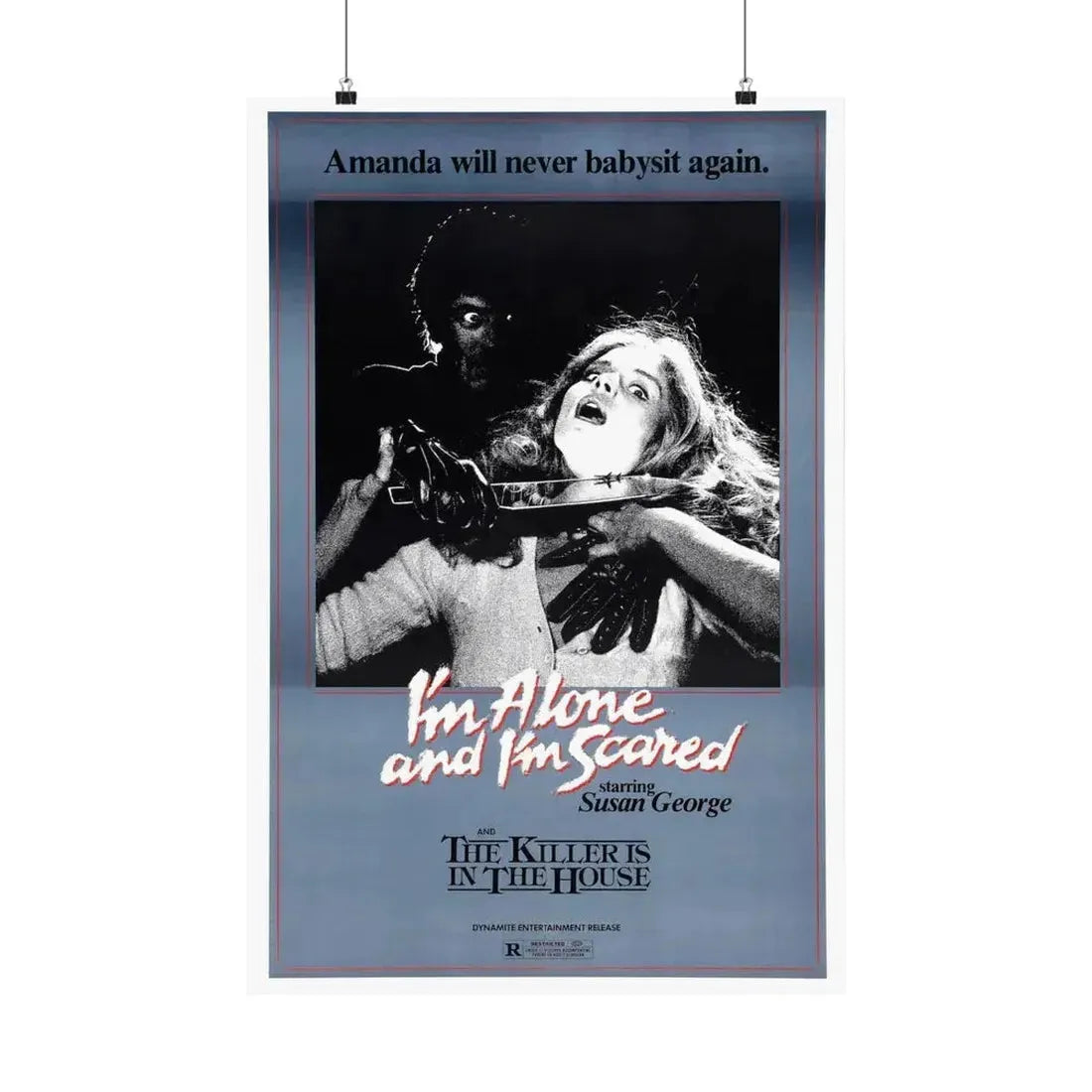 I'M ALONE AND I'M SCARED (FRIGHT) 1971 - Paper Movie Poster 20″ x 30″ Matte - The Sticker Space