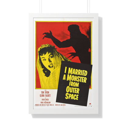 I MARRIED A MONSTER FROM OUTER SPACE 1958 - Framed Movie Poster-20" x 30"-The Sticker Space