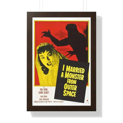 I MARRIED A MONSTER FROM OUTER SPACE 1958 - Framed Movie Poster - The Sticker Space
