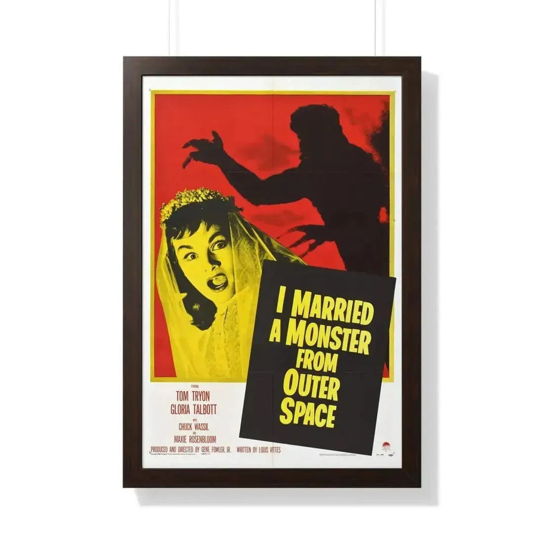 I MARRIED A MONSTER FROM OUTER SPACE 1958 - Framed Movie Poster - The Sticker Space
