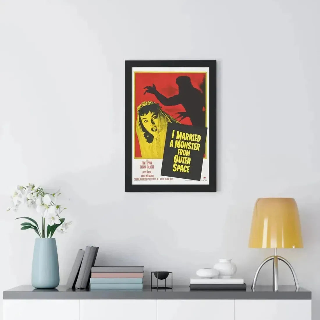 I MARRIED A MONSTER FROM OUTER SPACE 1958 - Framed Movie Poster - The Sticker Space