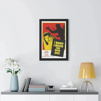 I MARRIED A MONSTER FROM OUTER SPACE 1958 - Framed Movie Poster - The Sticker Space