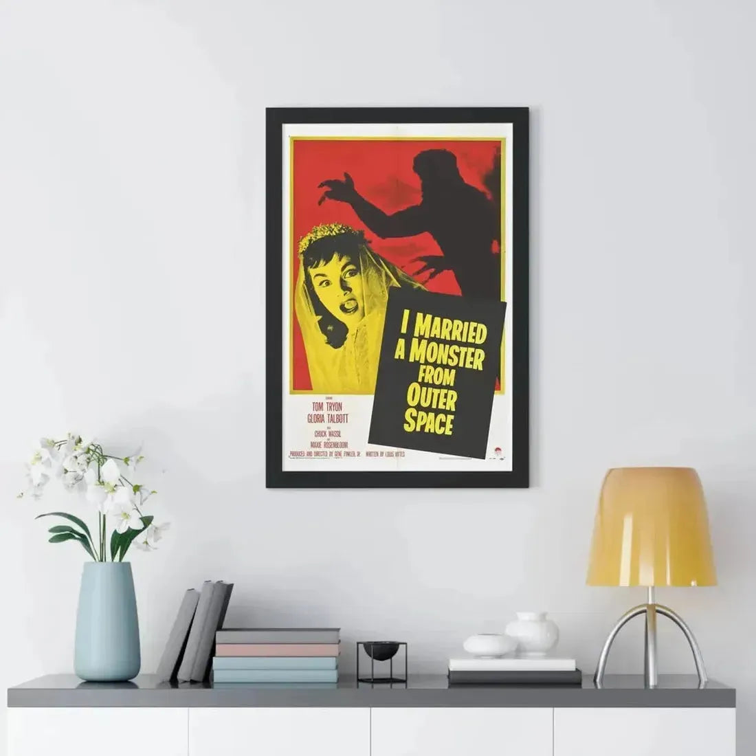 I MARRIED A MONSTER FROM OUTER SPACE 1958 - Framed Movie Poster - The Sticker Space