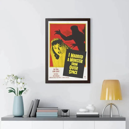 I MARRIED A MONSTER FROM OUTER SPACE 1958 - Framed Movie Poster - The Sticker Space