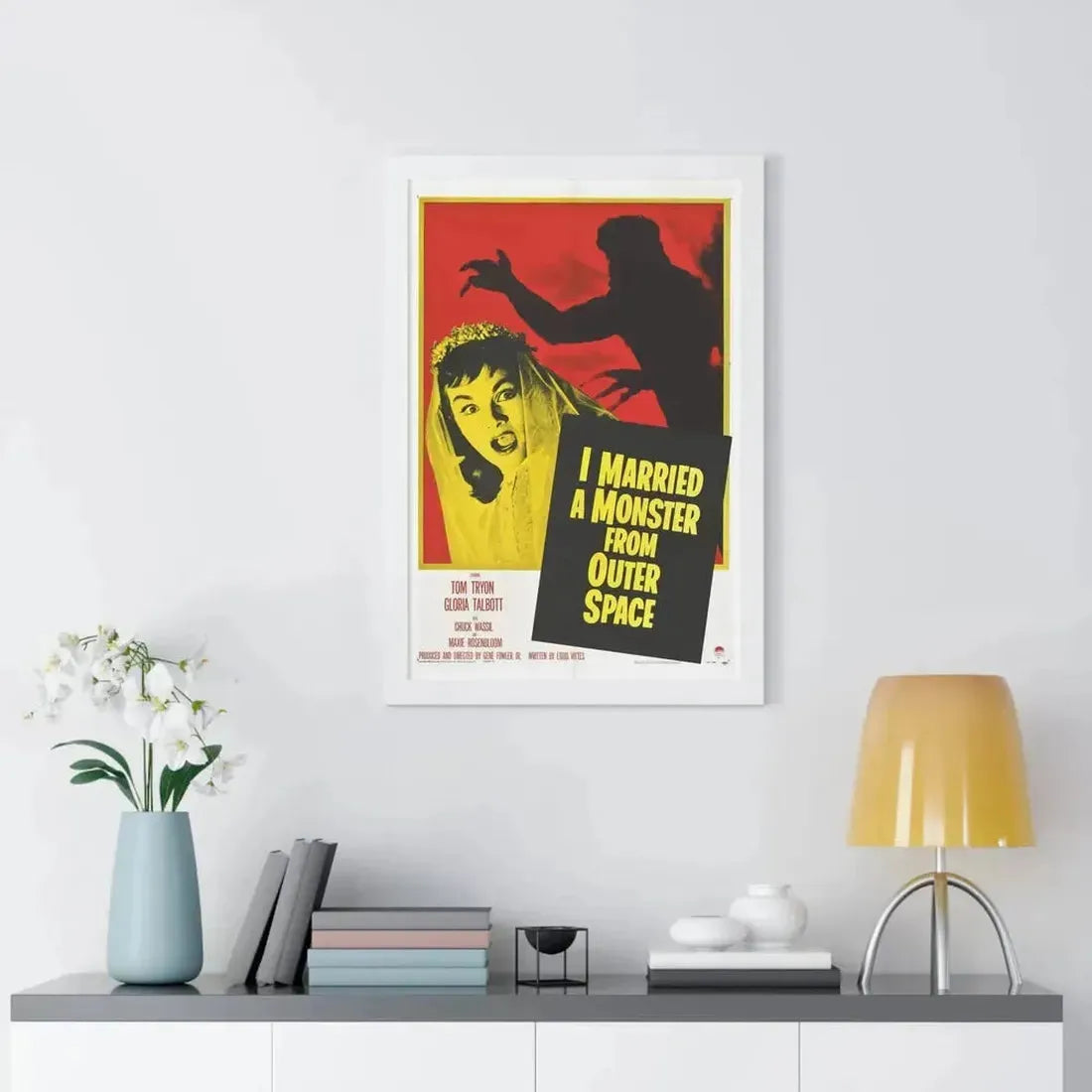 I MARRIED A MONSTER FROM OUTER SPACE 1958 - Framed Movie Poster - The Sticker Space