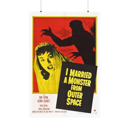 I MARRIED A MONSTER FROM OUTER SPACE 1958 - Paper Movie Poster-36" x 54"-The Sticker Space