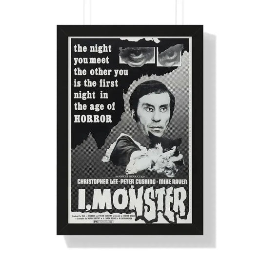I, MONSTER (2) 1971 - Framed Movie Poster 16″ x 24″ Black - The Sticker Space