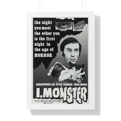 I, MONSTER (2) 1971 - Framed Movie Poster 16″ x 24″ White - The Sticker Space